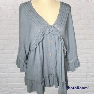L love bohemian style top